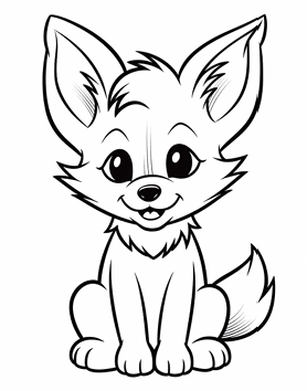 Animales Bebés para Colorear - Imprimible Niños