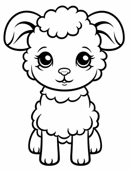 Animales Bebés para Colorear - Imprimible Niños