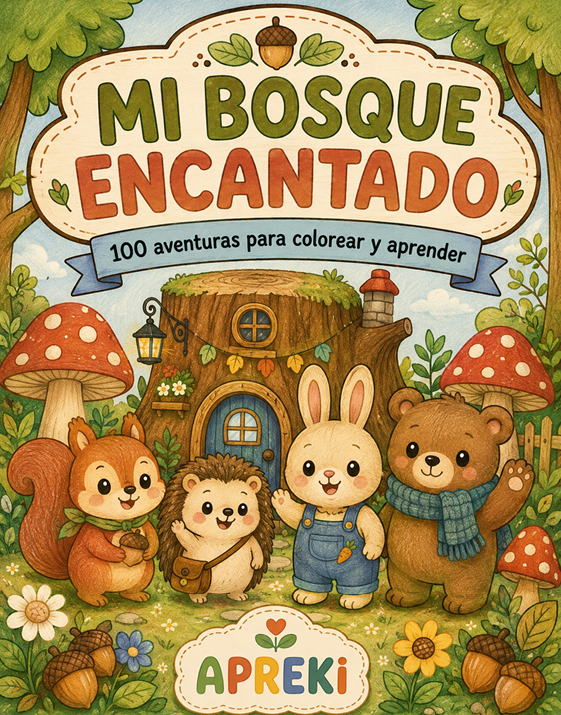 Mi Bosque Encantado - niños 3 a 5 años - inglés español