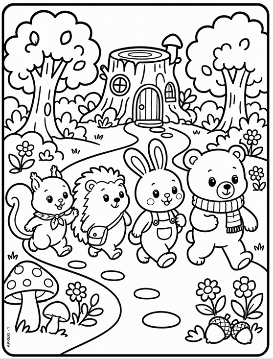 Mi Bosque Encantado - niños 3 a 5 años - inglés español