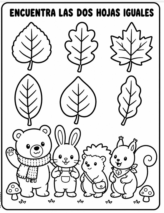 Mi Bosque Encantado - niños 3 a 5 años - inglés español