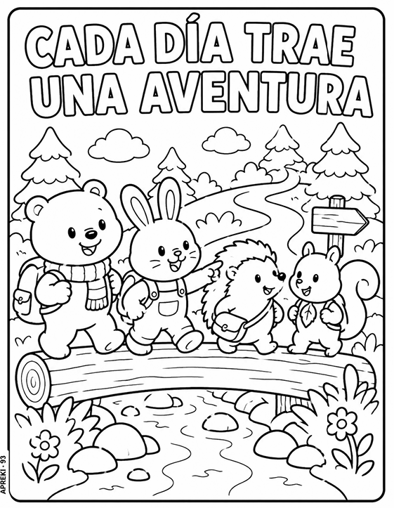 Mi Bosque Encantado - niños 3 a 5 años - inglés español