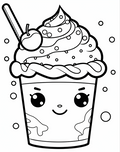 Kawaii Divertidos - Imprimible para Colorear Niños